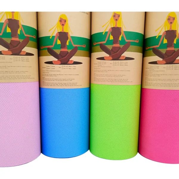 Yoga Mat 8 Mm Colchoneta Pilates Fitness Antideslizante