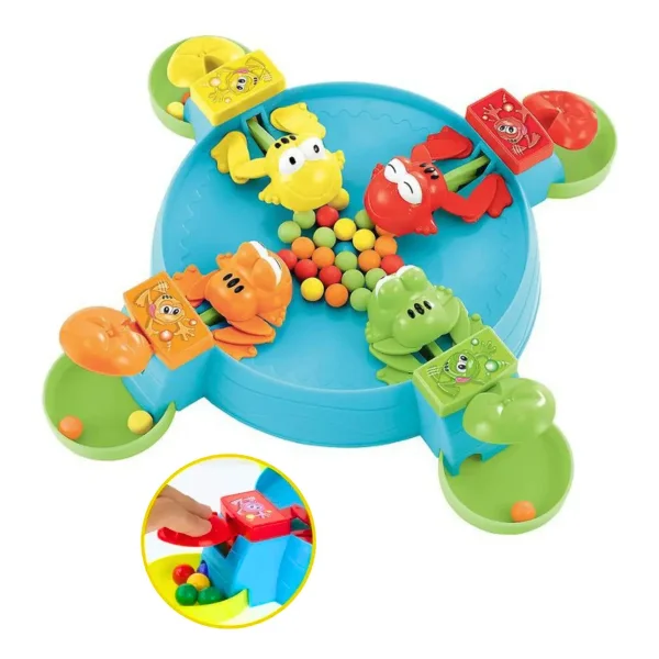 Juego De Mesa Ranitas Glotonas Atrapa Pelotas