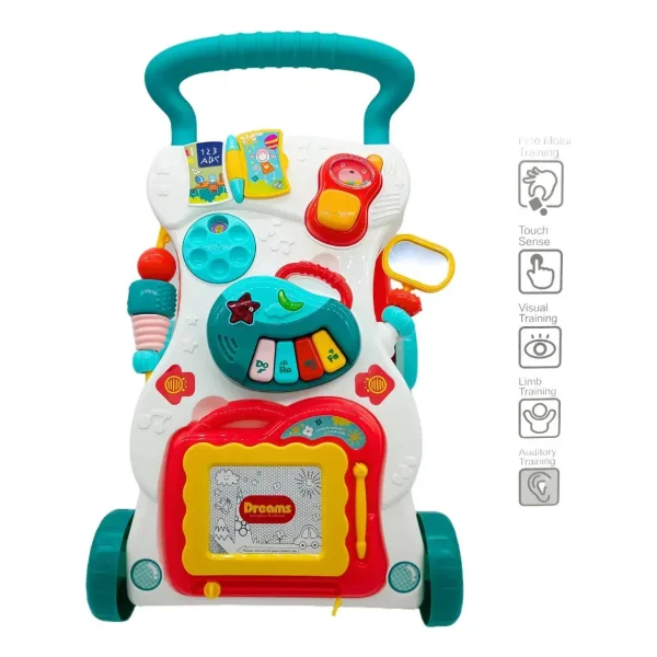Andador Musical 3 En 1 Bebe Con Luz Y Sonido