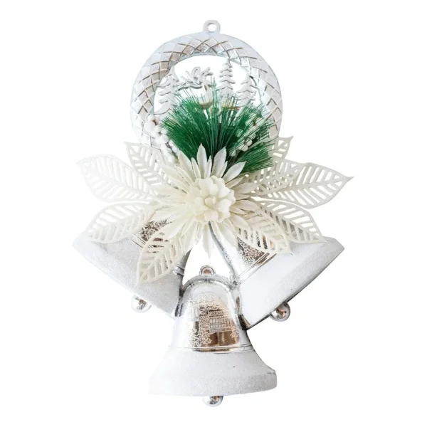 Campanas Navidad X3 28cm Deco Navideña Adorno Para Arbol
