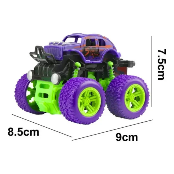 Auto A Friccion Off Road Giro 360 Monster Juguetes