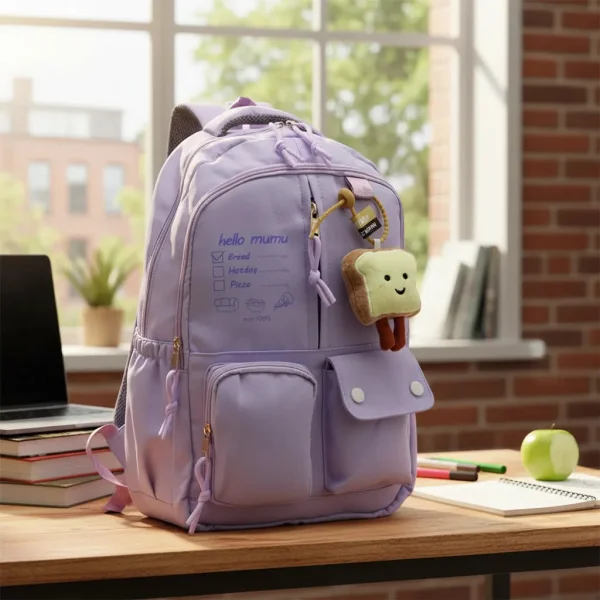 Mochila Kawaii Escolar Urbana Porta Notebook Cute