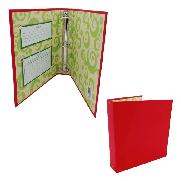 Carpeta Escolar Pvc Numero 3 Avios Colores N3 Ganchos