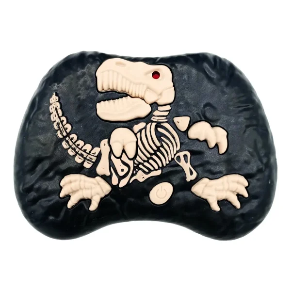 Dinosaurio Control Remoto Luces Sonidos Marron Claro