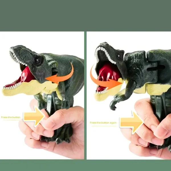 Dinosaurio Muñeco Mordedor Juguete Con Movimiento Y Sonido