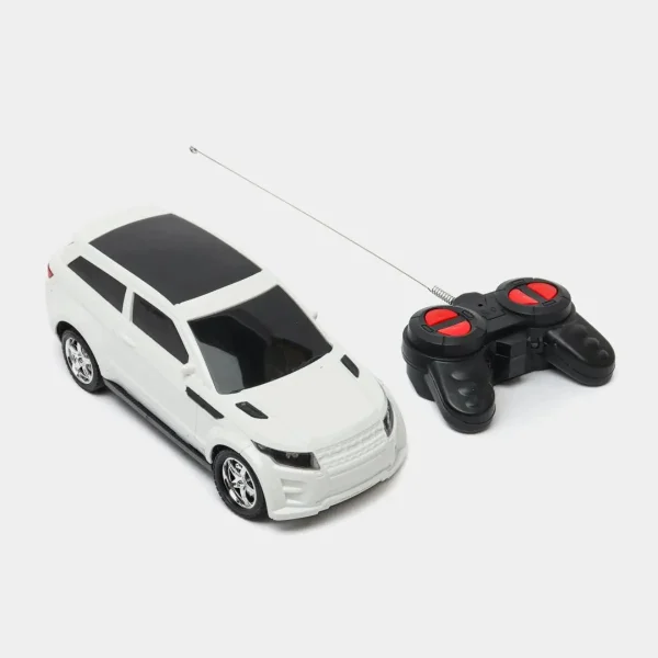 Auto Sport A Radio Control Remoto Land Rover Escala 1:18 Blanco Deportivo De Carrera