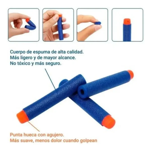Pistola Lanza Dardos Mini Simil Nerf