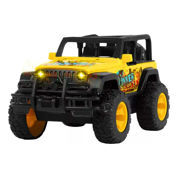 Auto A Friccion Camioneta Off Road 4x4 Luces Sonidos