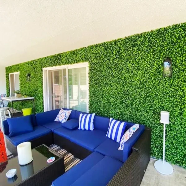 Jardin Vertical Muro Verde X10 Unidades Deco Artificial Verde