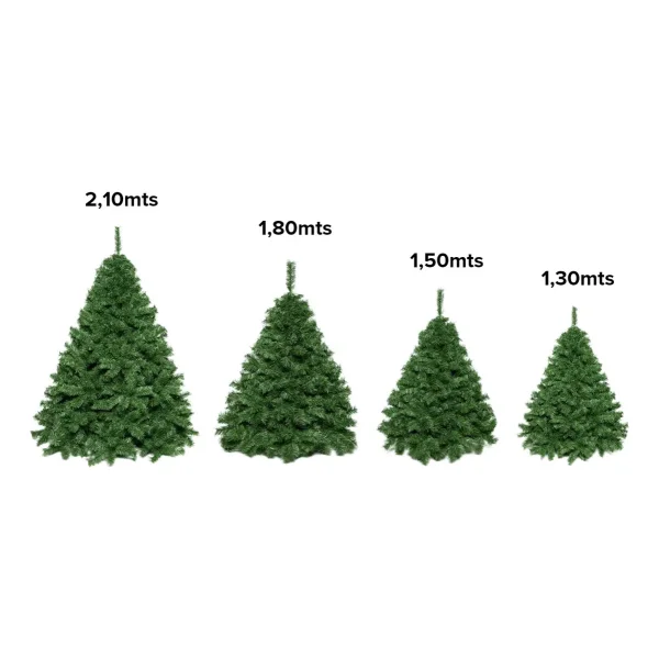 Árbol De Navidad Verde Extra Lujo Patagonia 1,50 Mts