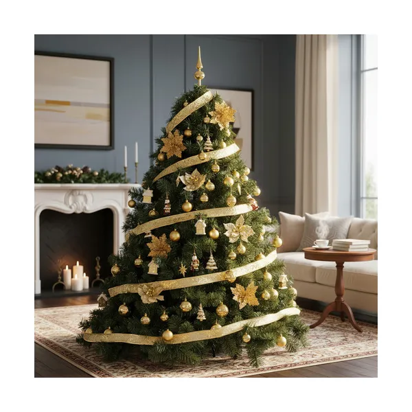 Arbol Navidad Patagonia Xl 1.80mt + Kit X72 Oro Cybermonday