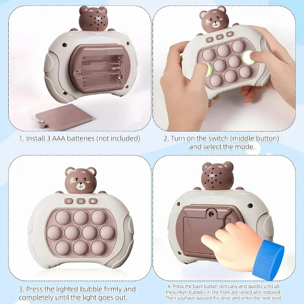 Juguete Pop It Consola Sensorial Electronico Anti Estres