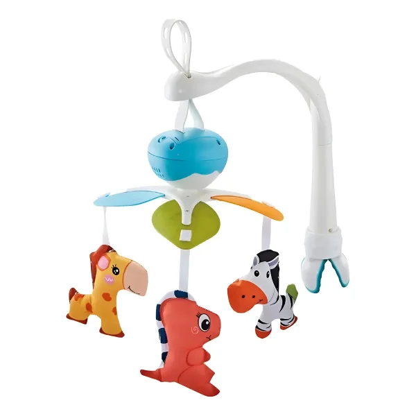 Movil Musical Cunero Animales Cuna Cochecito Bebe Multicolor