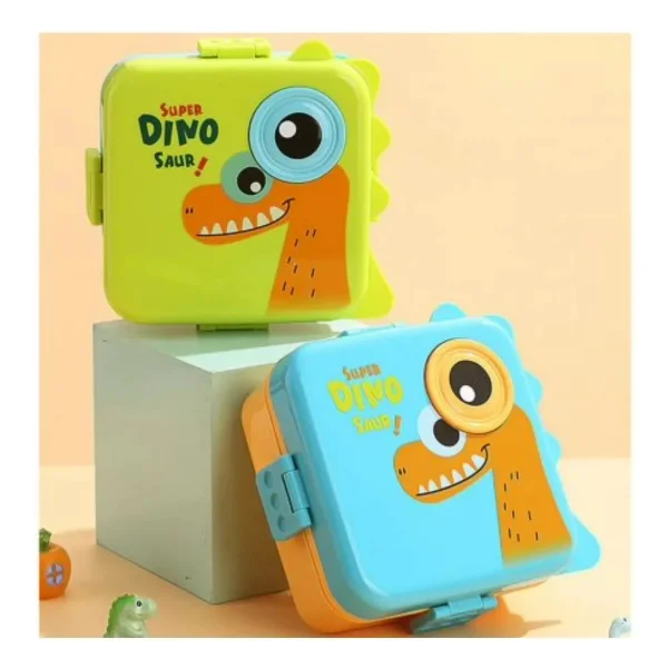 Lunchera Infantil Dinosaurio Escolar Jardin Vianda Infantil Verde