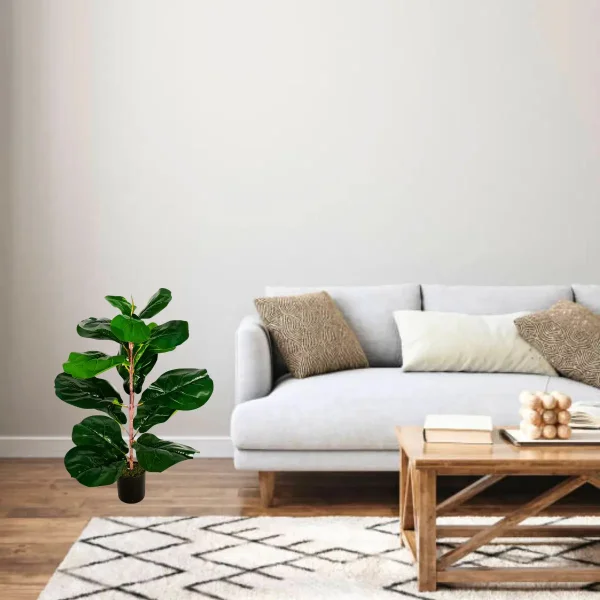 Planta Artificial Ficus 60cm Verde Oscuro