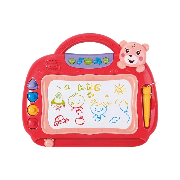 Pizarron Magico Tablero Magnetico De Dibujo Pizarra Niños Color Blanco