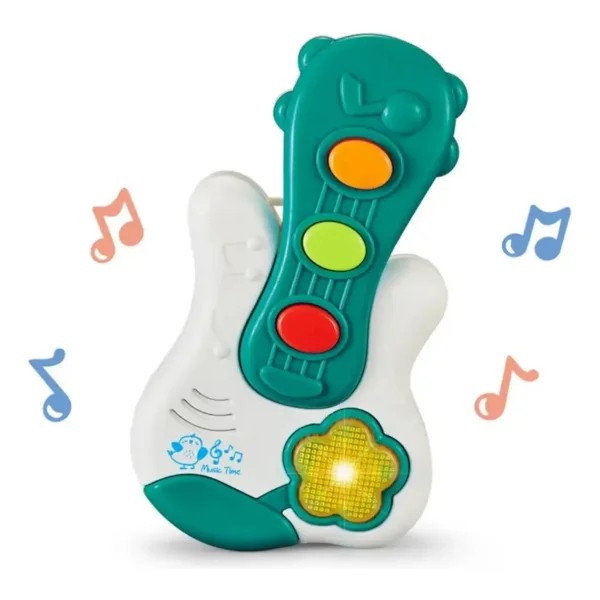 Guitarra Para Niños Juguete Instrumento Musical Sonido Y Luz