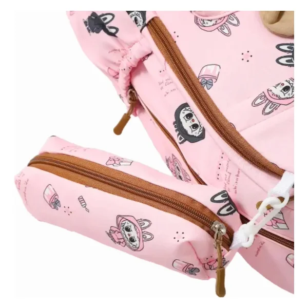 Mochilas Escolares La Bubu Colegio Infantil + Cartuchera