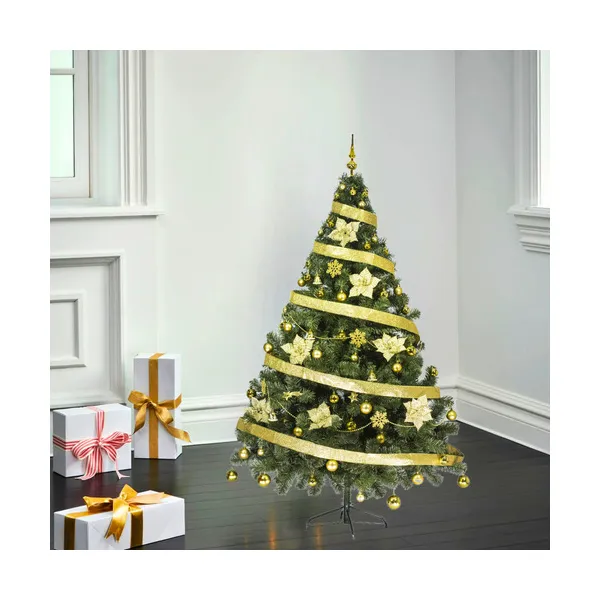 Arbol Navidad Tronador 2,10m + Kit 60 Oro Black Friday