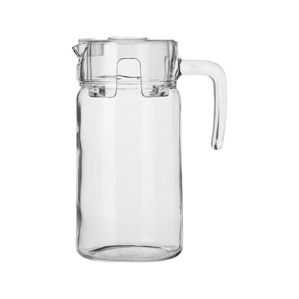 Jarra De Vidrio Con Manija 1.9 Litros Con Tapa Acrílico