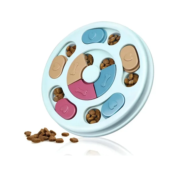 Juguete Interactivo Plato Perro Gato Alimento Premio Olfato Agua