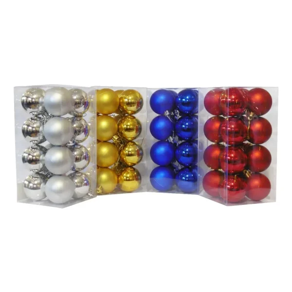Adornos Navideños Set Bolas De Navidad 5cm X160 Unidades