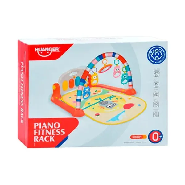 Gimnasio Piano Musical Bebe 0-1 Años Luces Sonidos Sonajeros