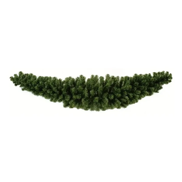 Guirnalda Muerdago Curvo Navidad 2m X30cm Deluxe X2 Unidades Verde Muerdago Curvo