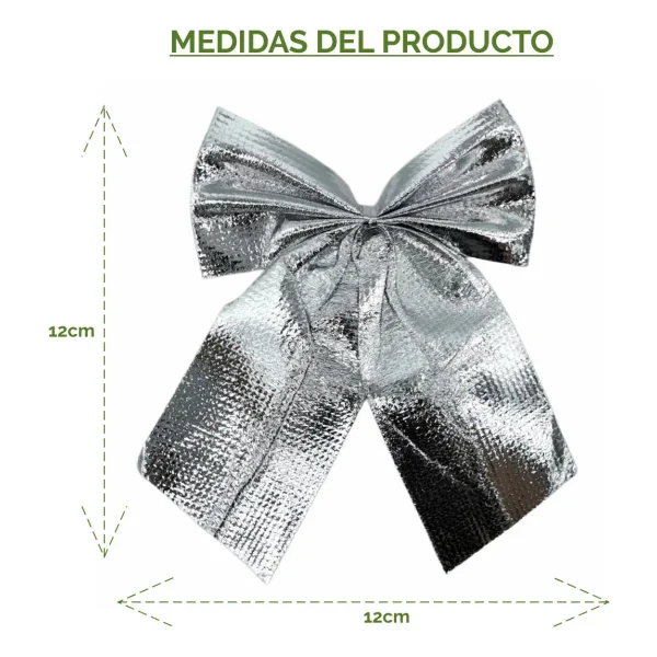 Adorno Colgante Moños X1 Decoracion Arbol De Navidad