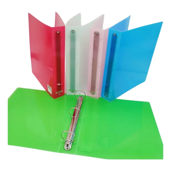Carpeta Escolar Numero 3 Transparente X10 Unidades Color N3