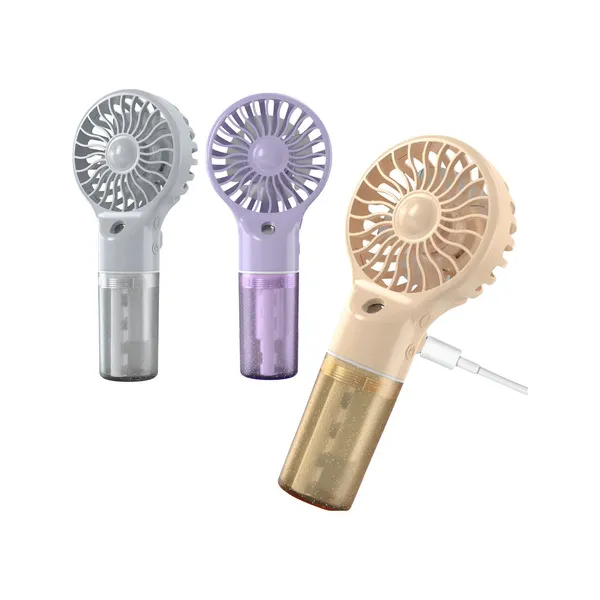 Mini Ventilador De Mano Humidificador Portátil Usb Spray