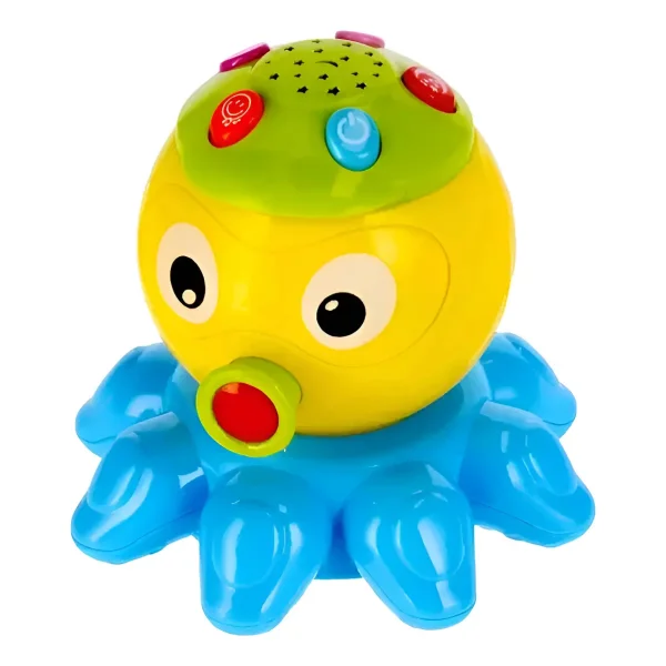 Proyector Pulpo Musical Luz Y Sonido Para Bebe