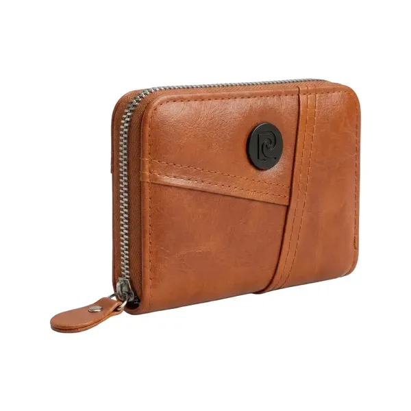 Billetera Tarjetero Pierre Cardin Cuero Pu Tarjetas Marrón