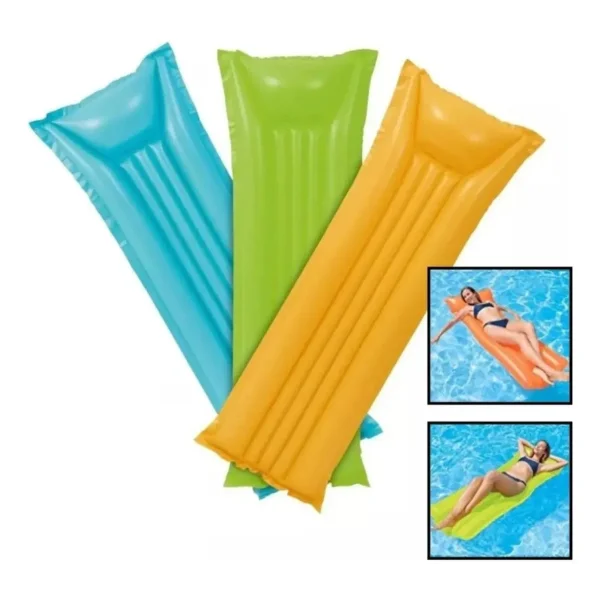 Colchoneta Inflable Cama Flotador Para Pileta Agua 183x69cm
