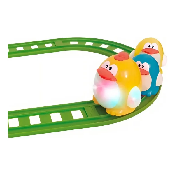 Tren Pinguinos Juguete Luz Sonido Movimiento Multicolor