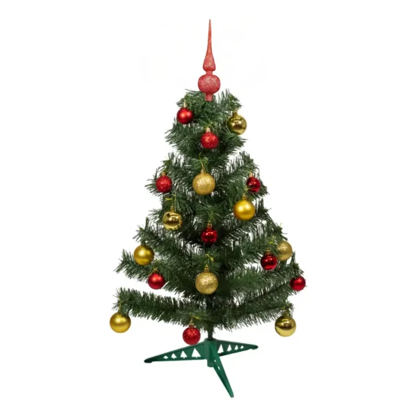 Arbol De Navidad Decorado Arbolito 90cm Pino Carioca