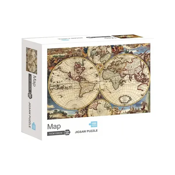 Puzzle Rompecabezas 1000 Pzs Mapamundi Antiguo