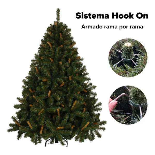 Arbol De Navidad Verde  Alpino 1,3mts