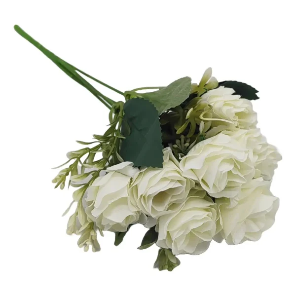 Ramo De Rosas Flores Artificiales Decoracion X1