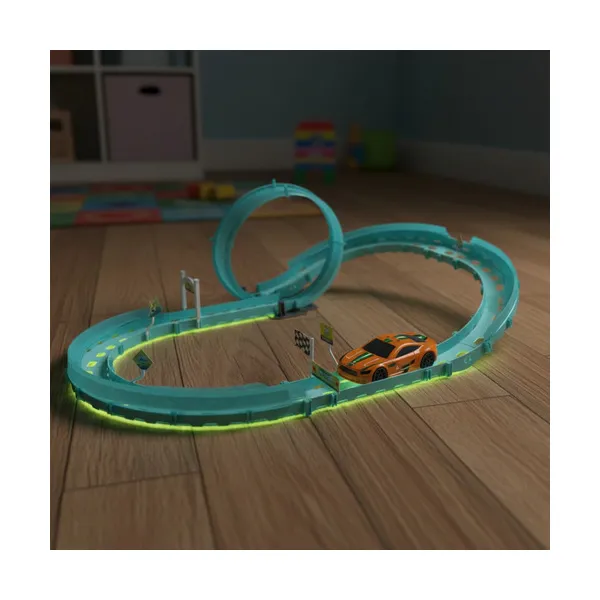 Pista De Autos Rápida Fast Drive Luminosa Brilla Oscuridad