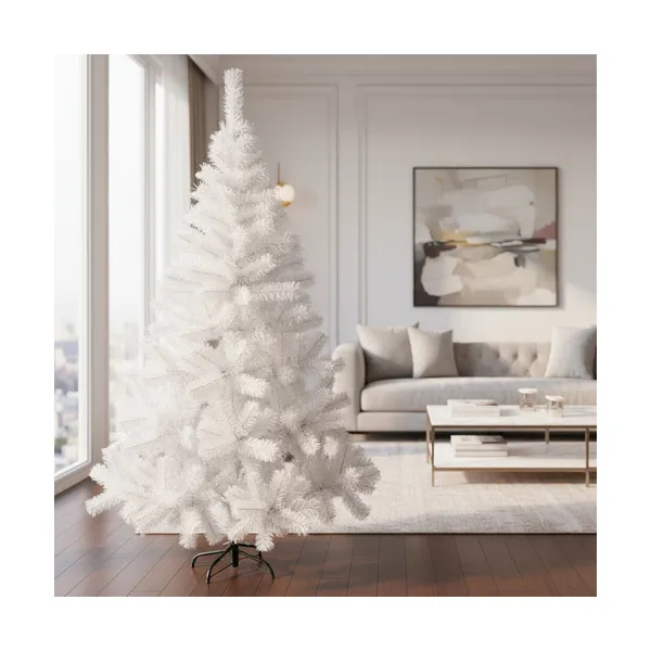 Arbolito Navidad Blanco Tronador De Lujo 1.80mts