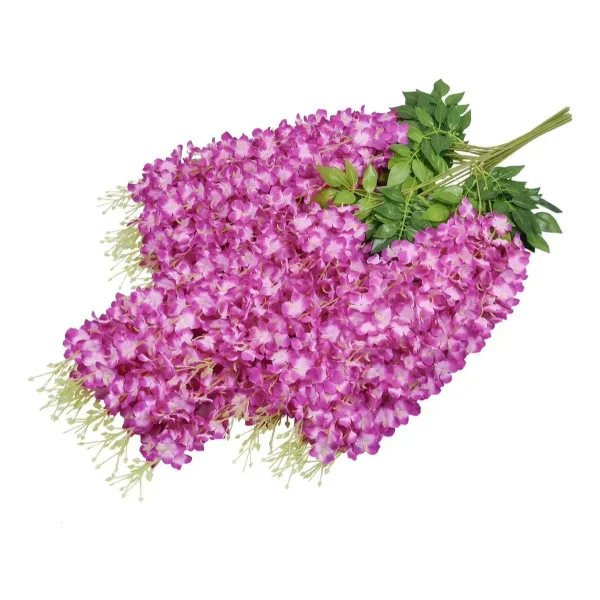 Flores Artificiales Vara Pack X12 Enredadera Colgante Guia
