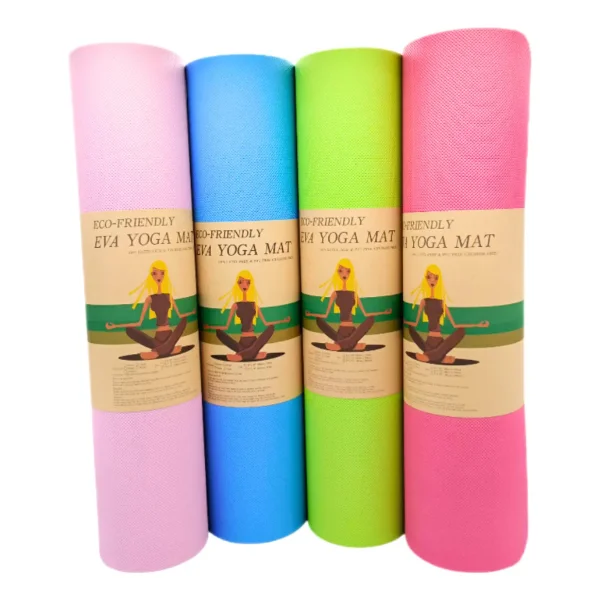 Yoga Mat 8 Mm Colchoneta Pilates Fitness Antideslizante