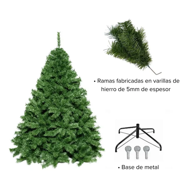 Arbol de Navidad 2,10mts Imperial Alta Gama Color Verde