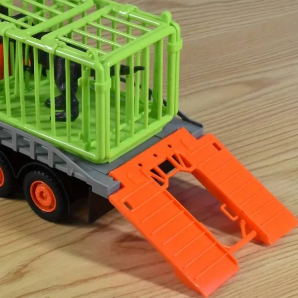 Camion Transportador Dinosaurios Juguete Gigante Monster Verde