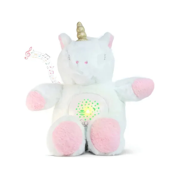 Peluche Unicornio Con Luz Y Música Proyector Infantil