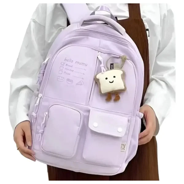 Mochila Kawaii Escolar Urbana Porta Notebook Cute