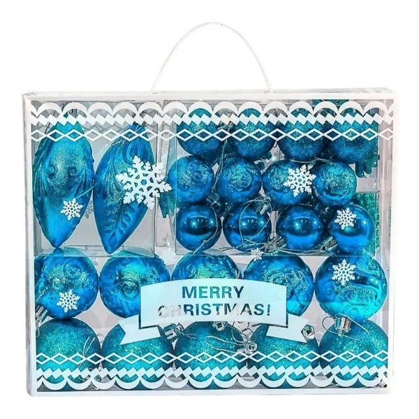 Adornos Navideños Set Decoracion 33u Surtido Navidad Bolas