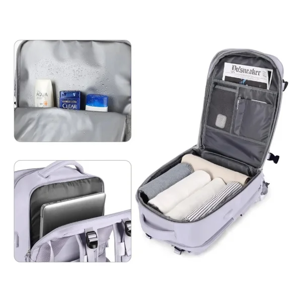 Mochila Viaje Carry On Viral Cabina Avion Amazon Notebook