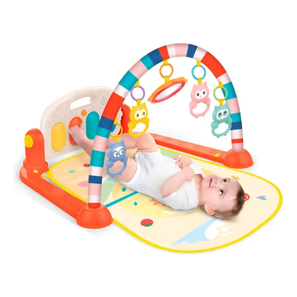 Gimnasio Piano Musical Bebe 0-1 Años Luces Sonidos Sonajeros
